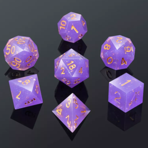 Purple Resin Dice